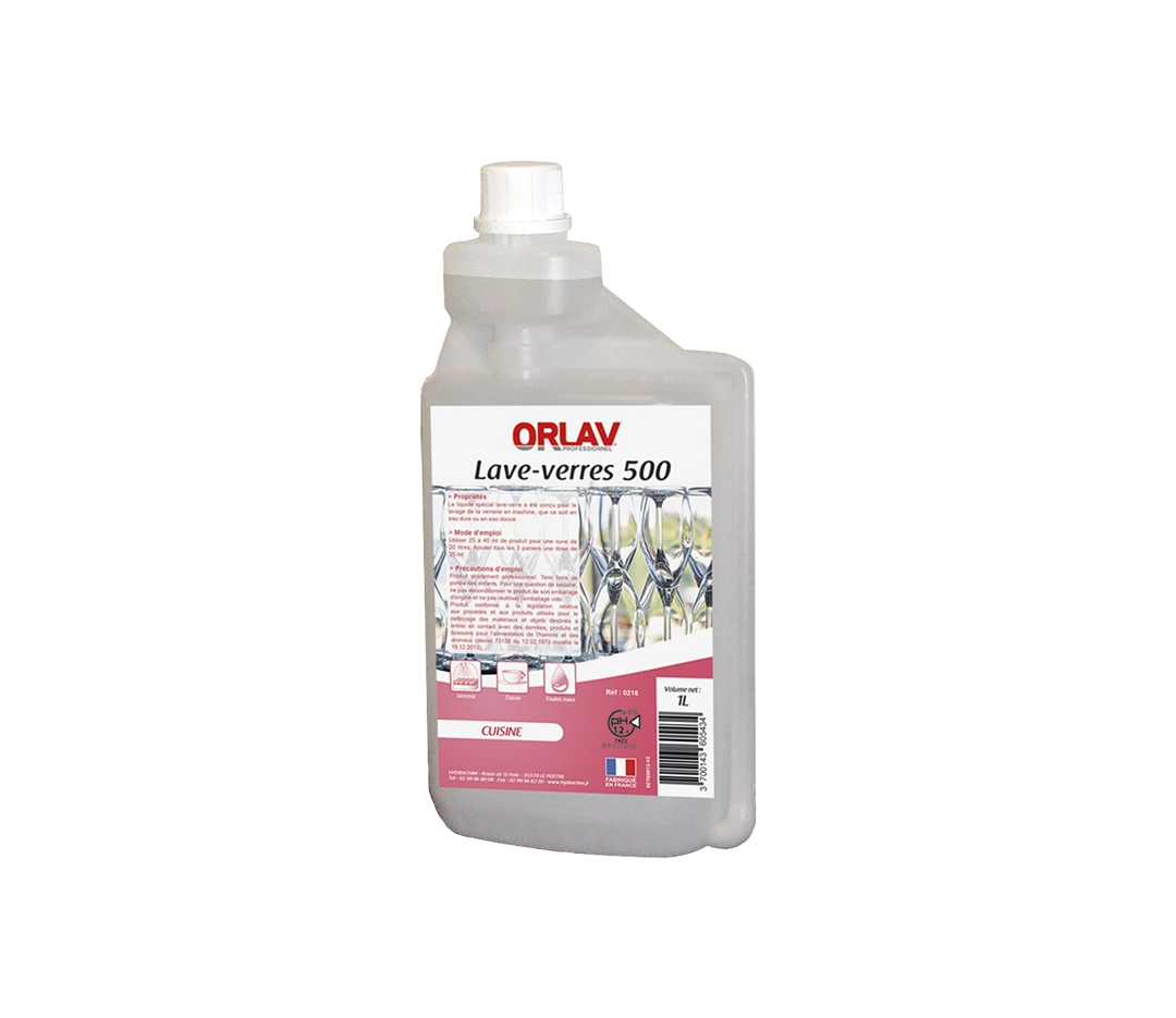 Liquide Lave-Verre 500 - 1L