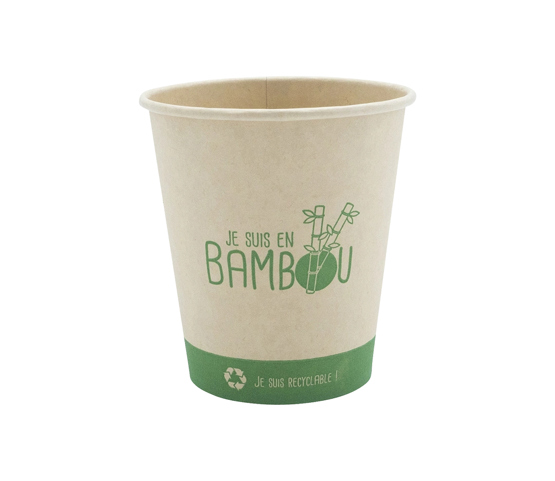 Gobelets Bambou 6oz - 18cl x50