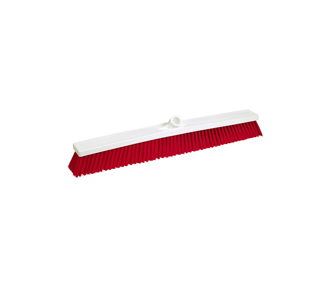 Balai 1/2 dur rouge - 60cm