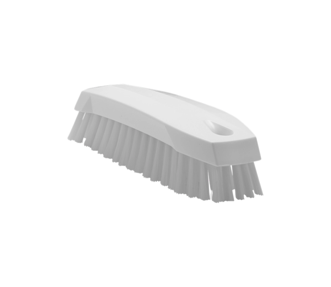 Brosse main medium blanc - 16,5cm