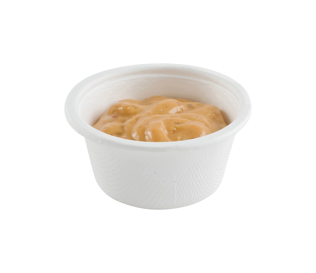 Pot à sauce bagasse blanc 60ml - x50