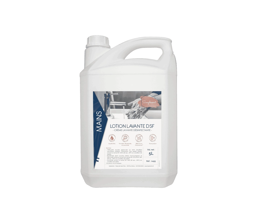 Crème mains antibactérienne - 500ml