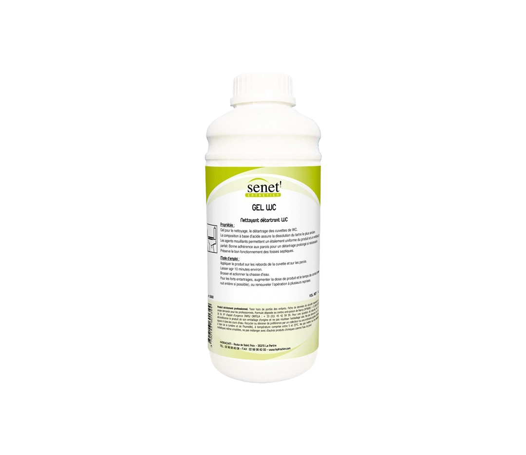 Gel détartrant WC SENET - 1L