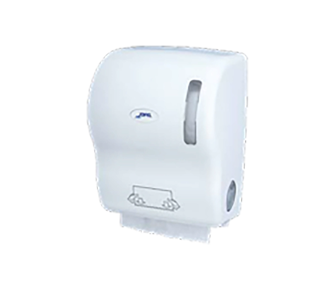 Distributeur essuie-main auto coupant blanc
