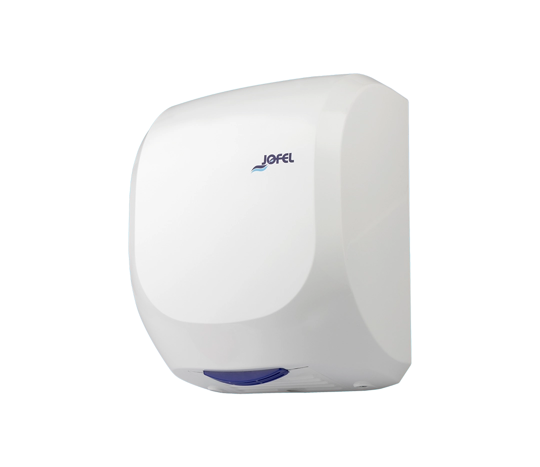 Sèche-mains air pulsé blanc