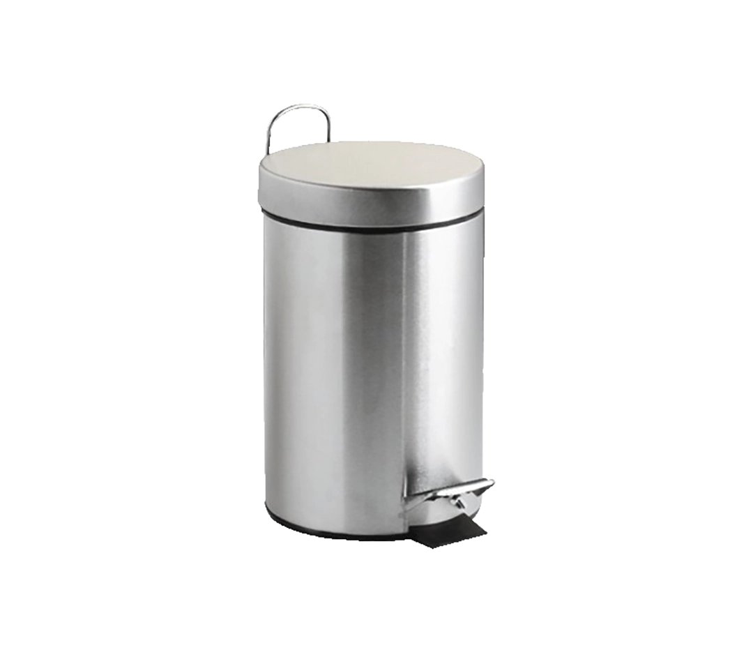 Poubelle en inox à pédale métal - 20L