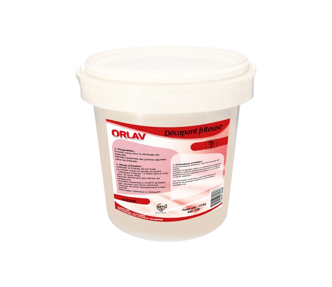 Decapant Friteuse Poudre Orlav - 10 kg