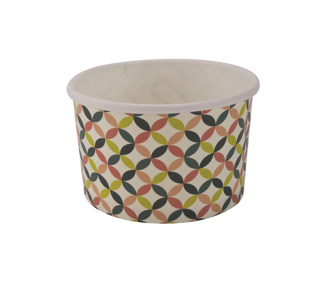 Pot glace & dessert kraft blanc 150ml - x50