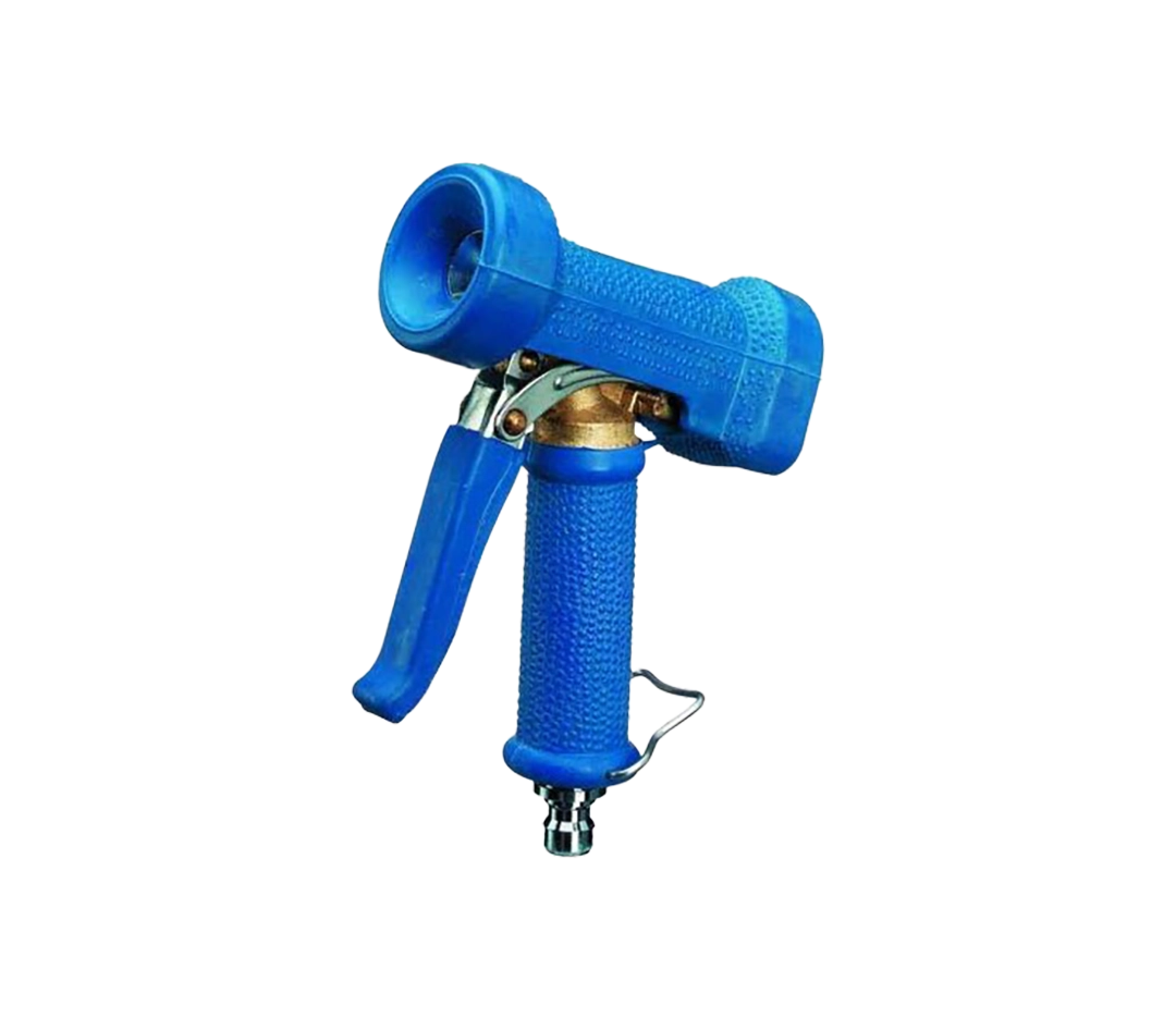 Pistolet pulvérisateur antichoc bleu