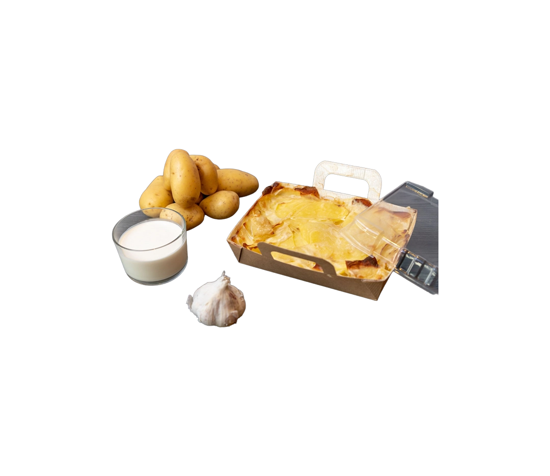 Panier repas chaud 850ml - x25