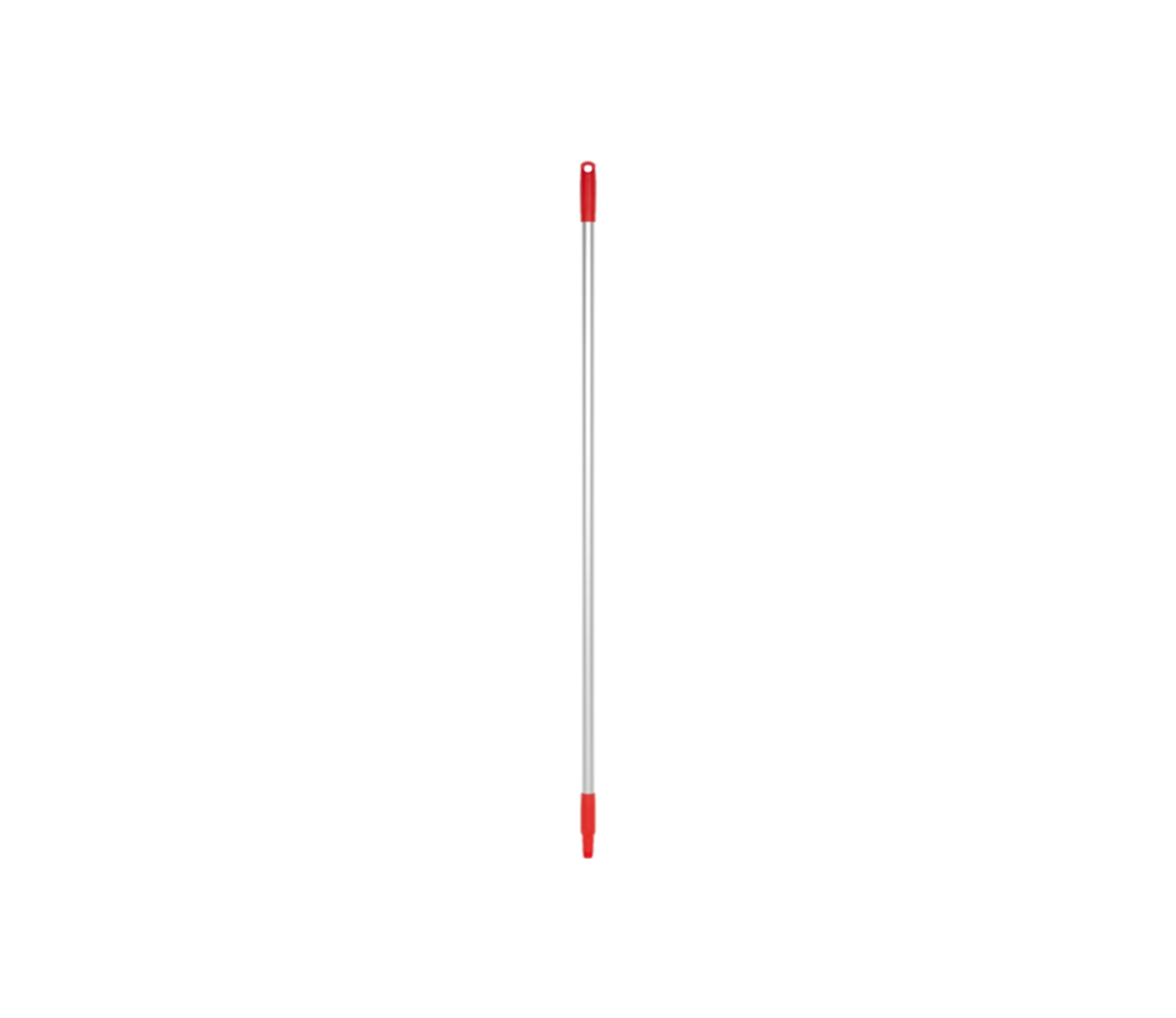 Manche aluminium rouge - 1,46m