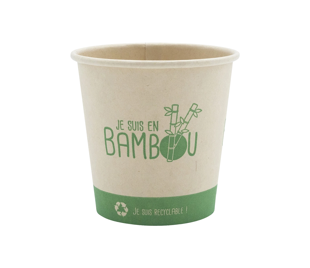 Gobelets Bambou 10cl x50