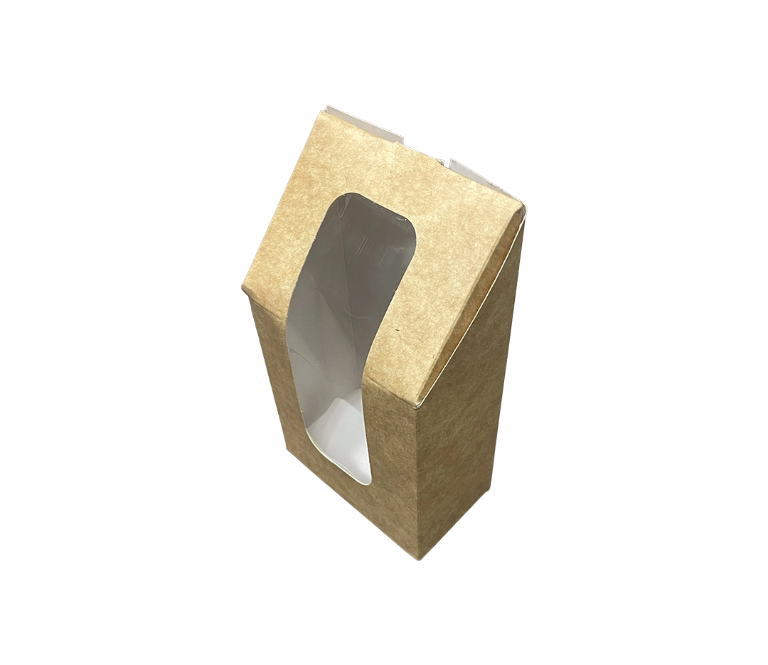 Etui a wrap fenêtre kraft 135x90mm - x50