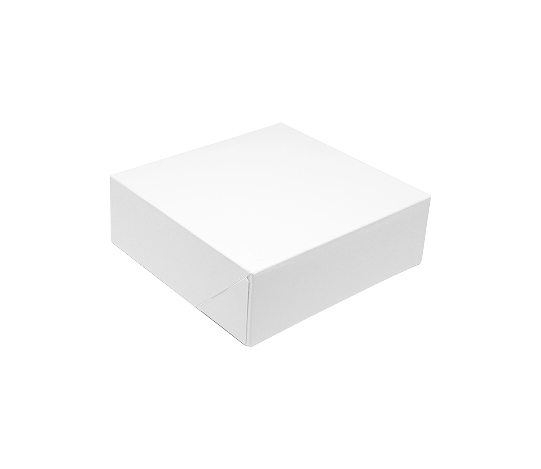 Boîte pâtissière blanche 14x5cm - x50