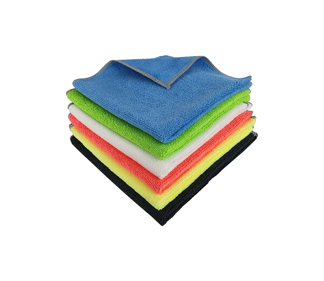 Lavette microfibre jaune 38x38 - x5