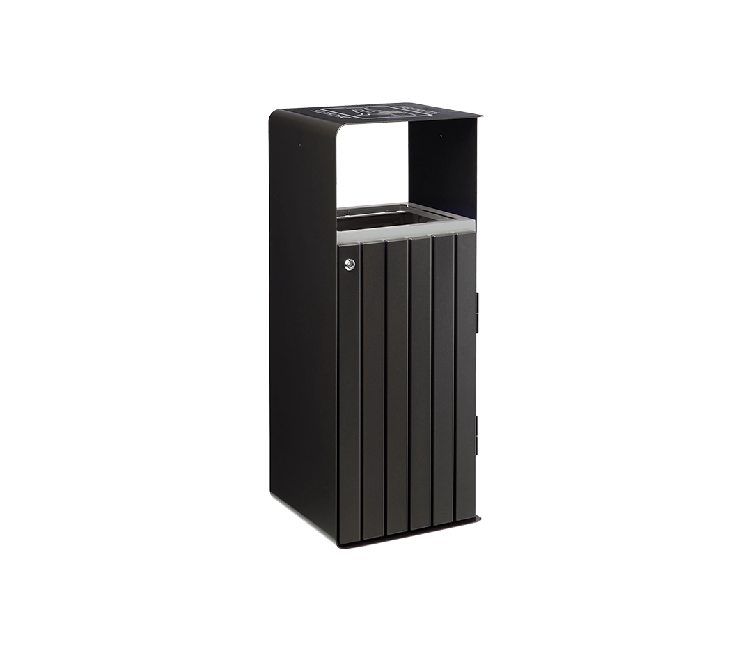 Corbeille grise ARTRI ALU - 110L