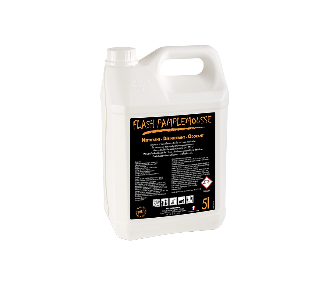 Nettoyant désinfectant odeur pamplemousse - 5L