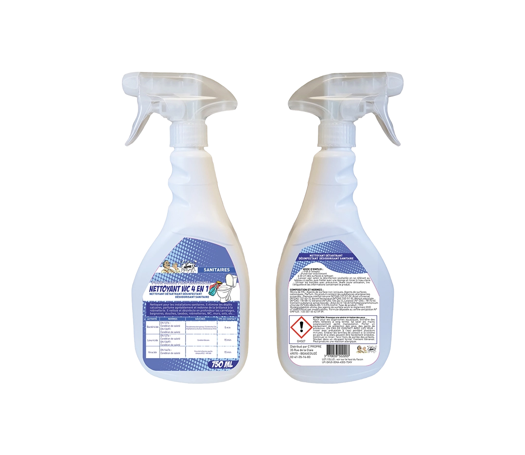 Spray nettoyant sanitaire - 750ml