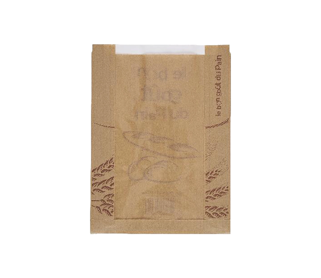 Sac Boule Kraft Brun 230+20x300mm x1000