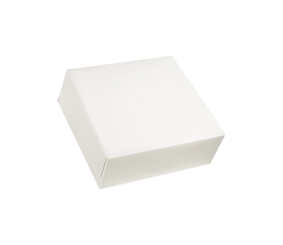Boîte pâtissière blanche 16cm - x50