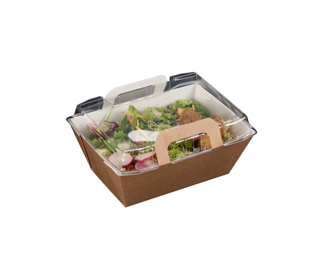 Panier + couvercle pour salade - x100