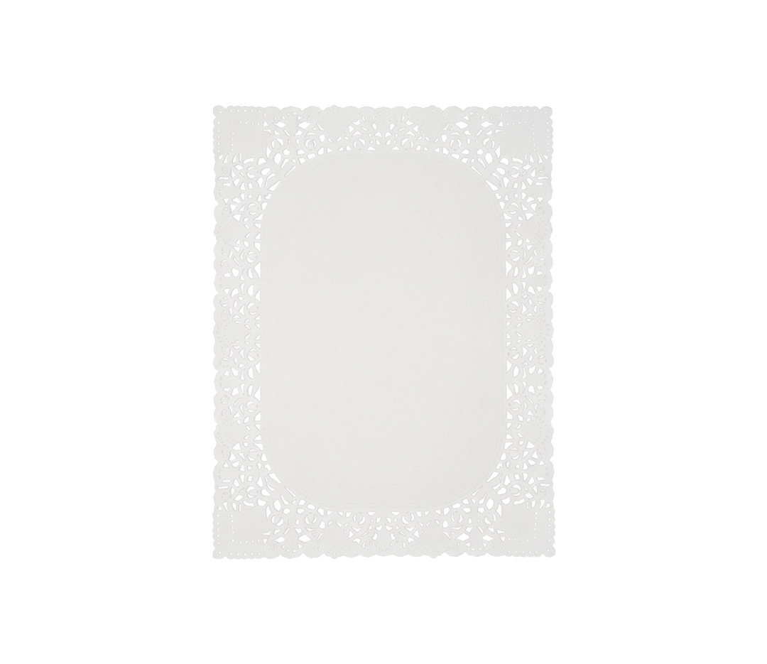Dentelle rectangulaire kraft 20x30 cm - x250