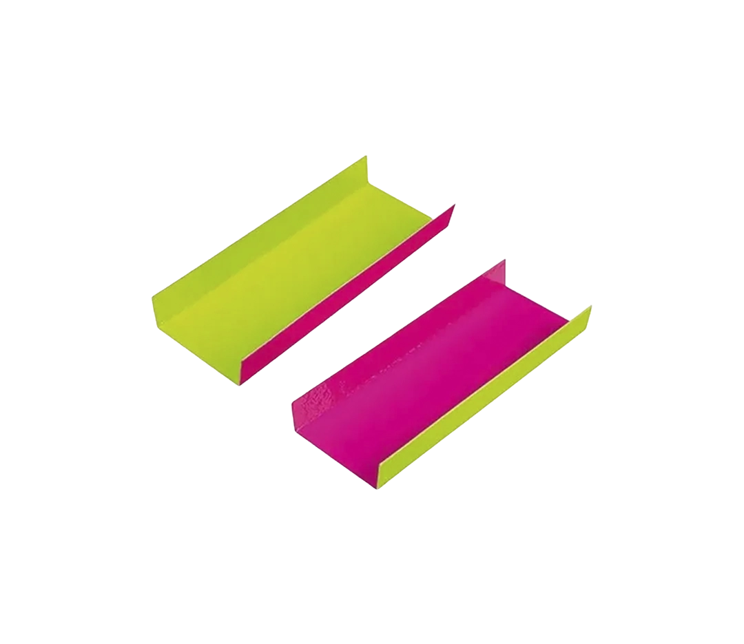 Fonds pliés Fuchsia & Anis 13 cm - x200