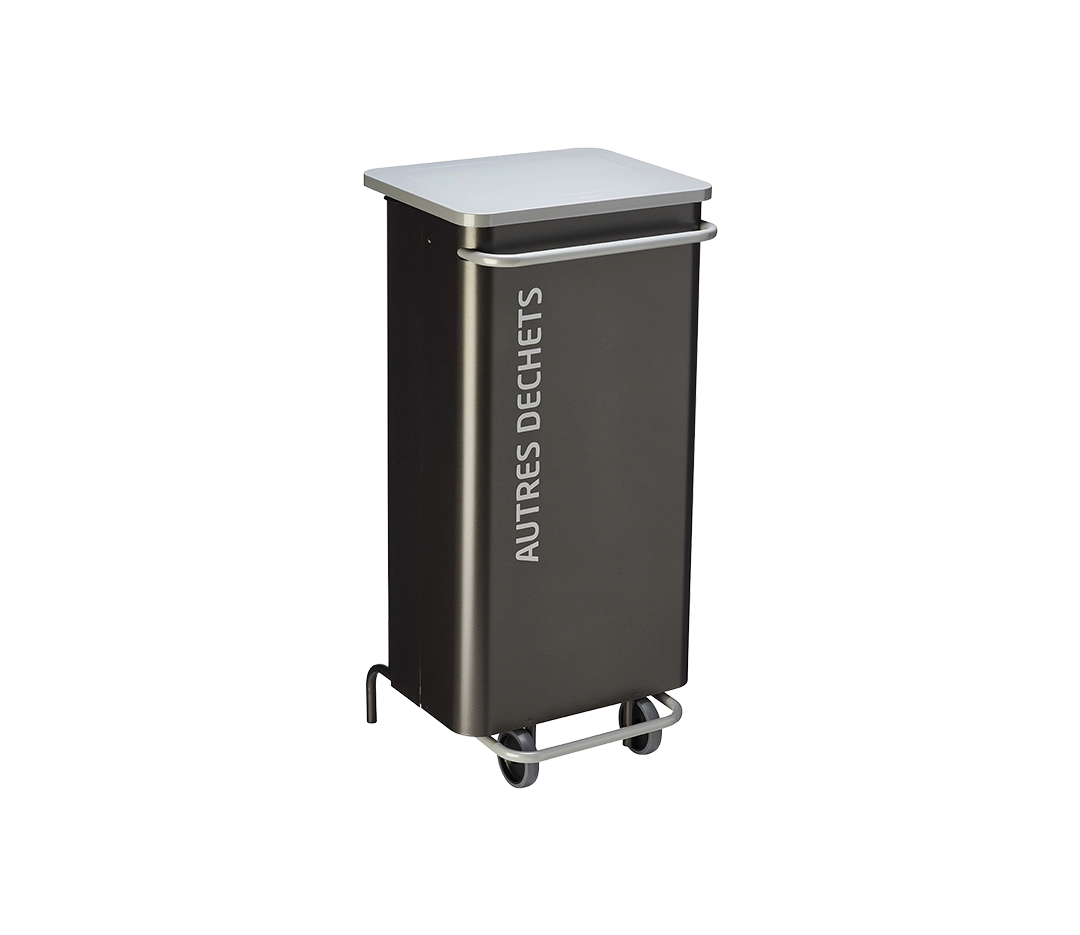 Poubelle tri grise NOMADE - 110L