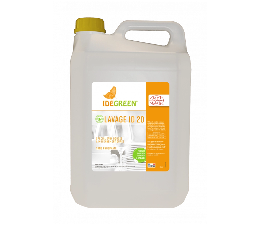 Liquide vaisselle machine IDGREEN ECOCERT - 5L