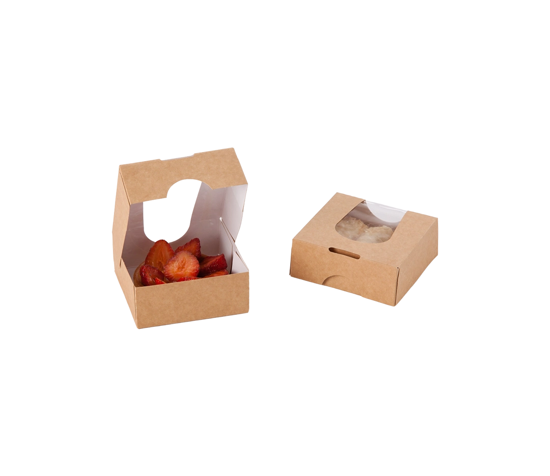 Boîtes pâtissières snacking 10x10x4 - x50
