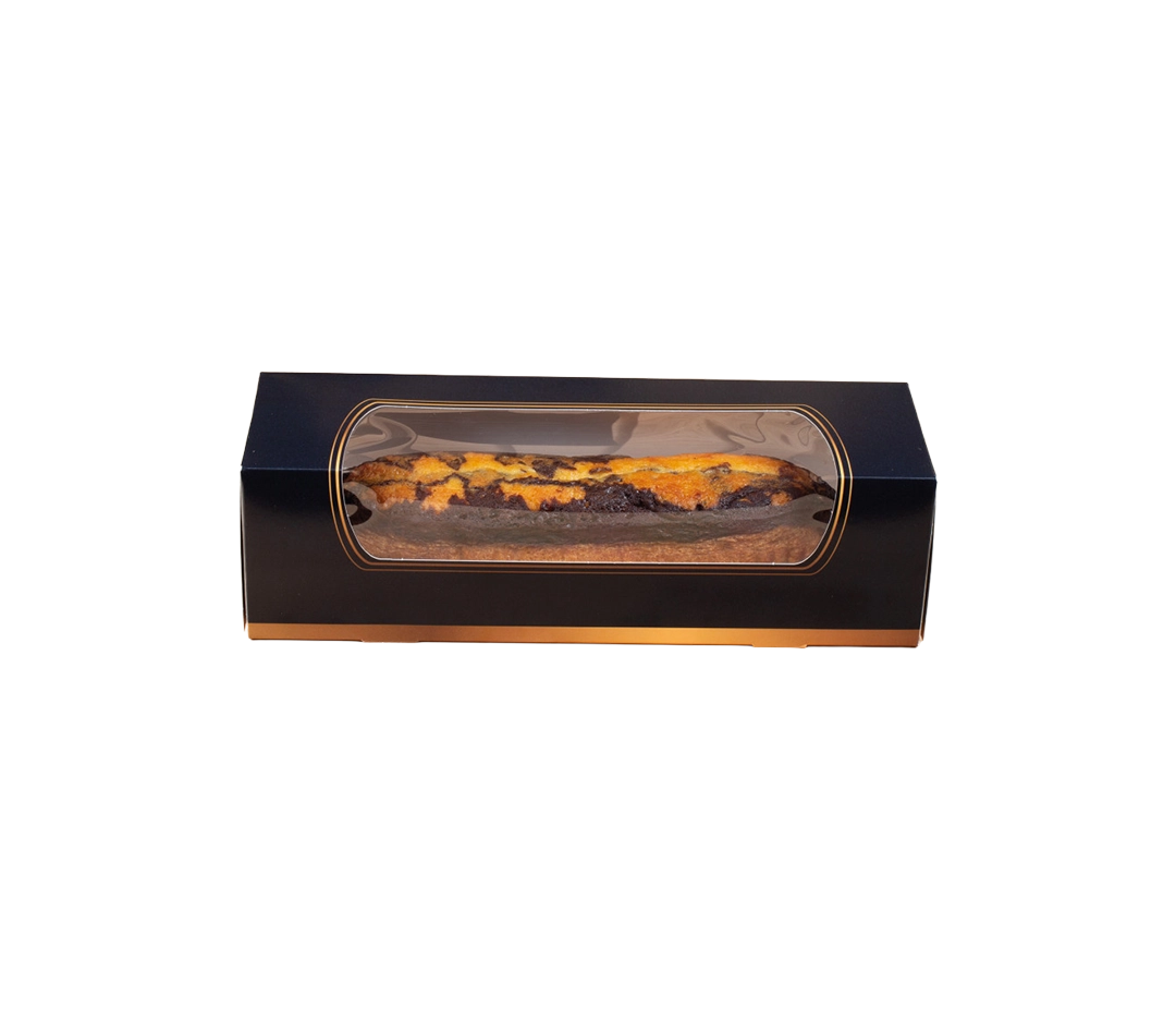 Boîte bûche fenêtre noire 35cm - x25