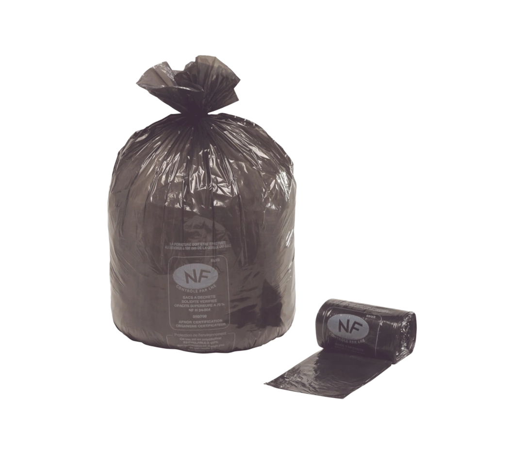 Sacs poubelle noirs PEBD 30L - x500