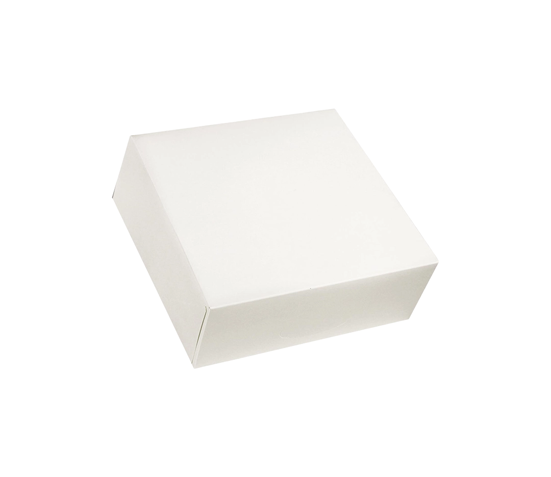 Boîte pâtissière blanche 23cm x 5cm - x50