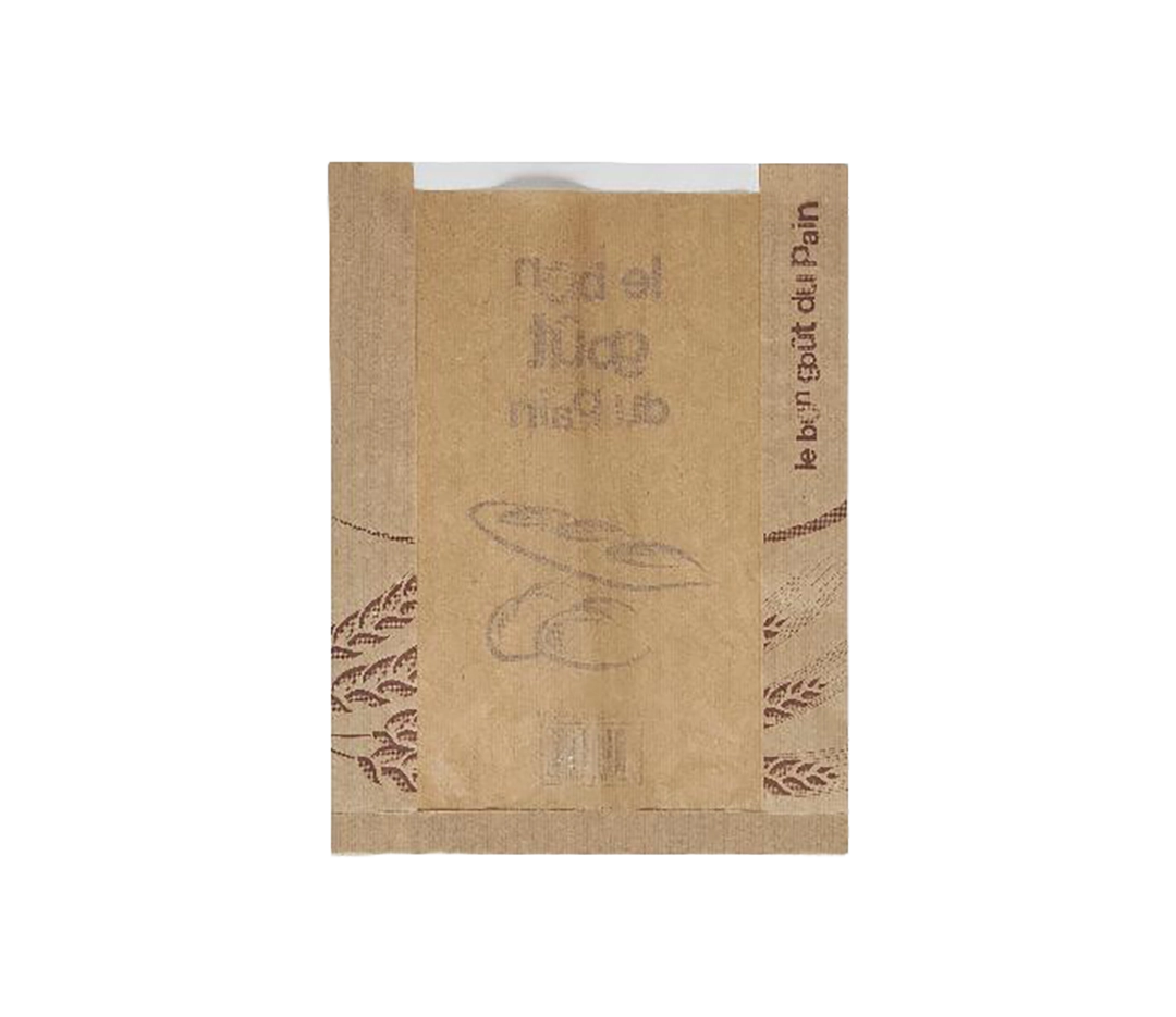 Sac Boule Kraft Brun 300+50x400mm x1000