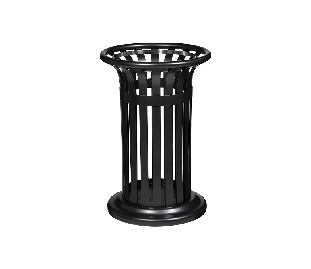 Corbeille urbaine en acier TULIPE - 60L
