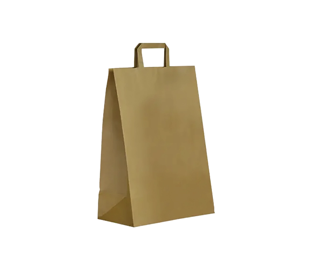 Sac cabas kraft brun avec anse 26x14x29 - x250