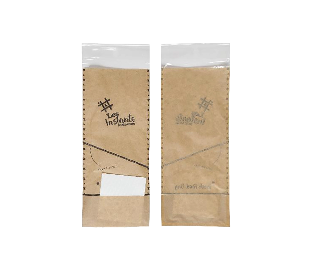 Sac sandwich + serviette 50/50 - x500