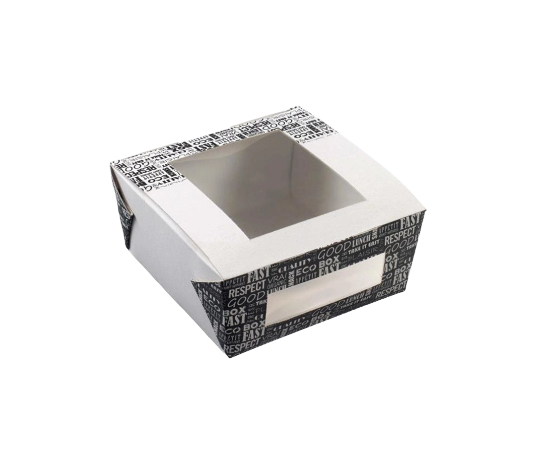 Boîte bagel fenêtre 14x6,5cm - x50