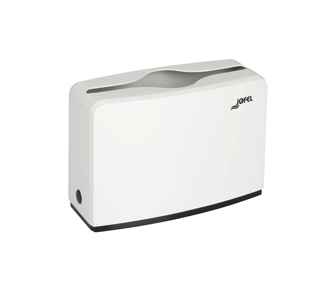 Distributeur abs blanc pour essuie-mains plies