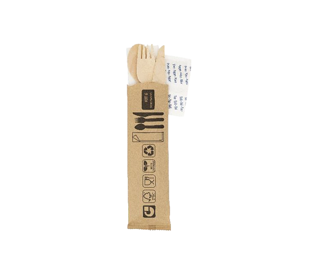 Kit couverts 6 en 1 bois /C. 500