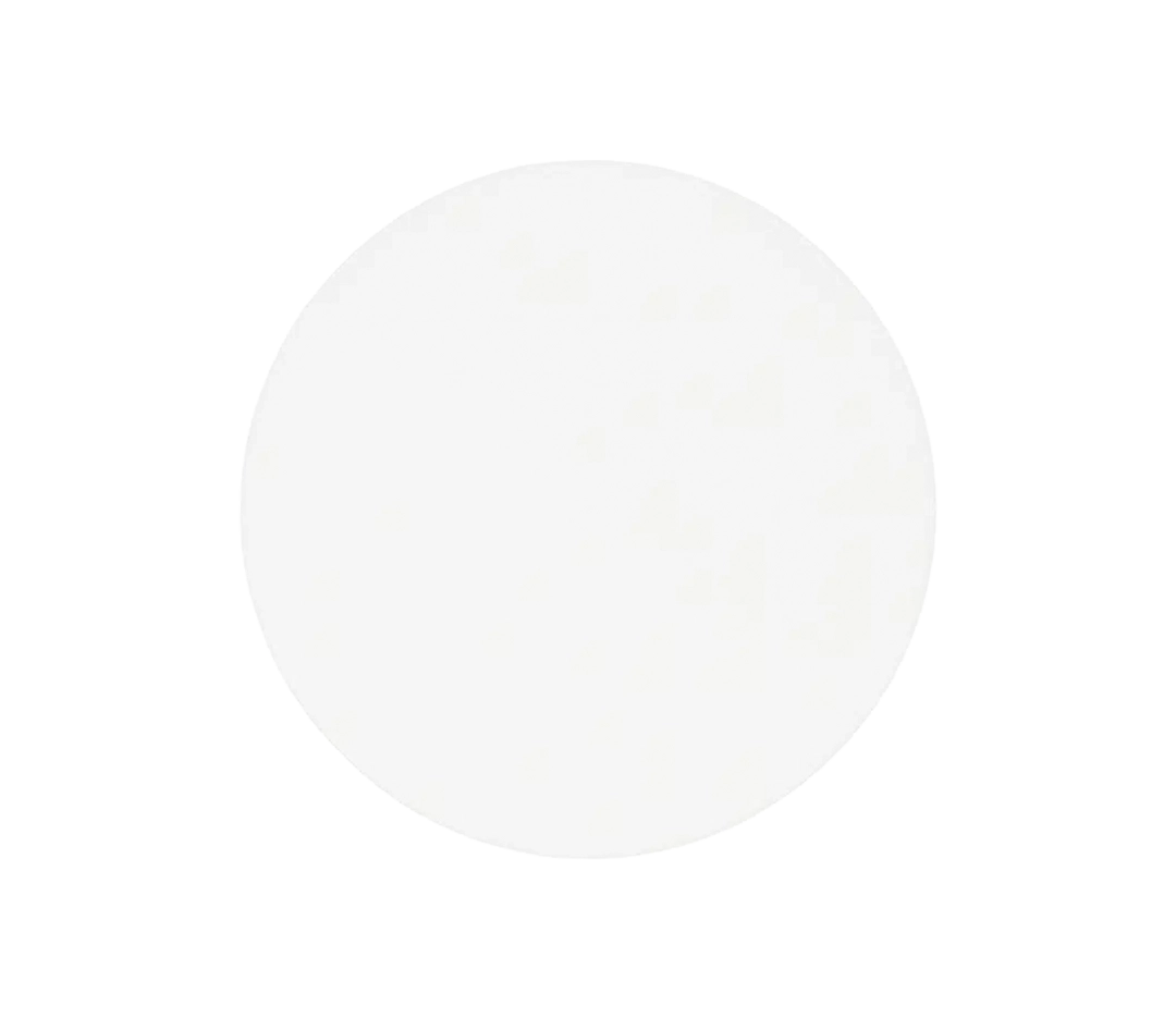 Rond Lisse Blanc 24cm - x250