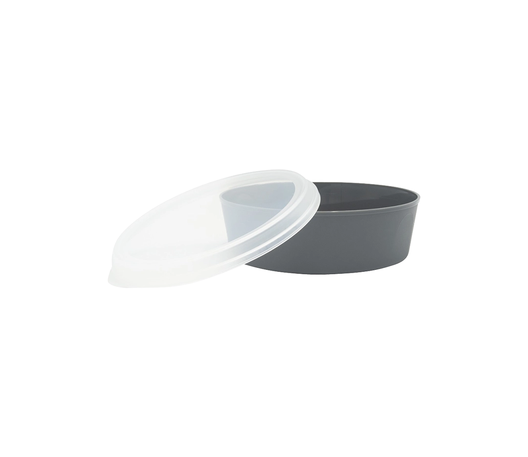 Bol réutilisable gris 1200ml - x48