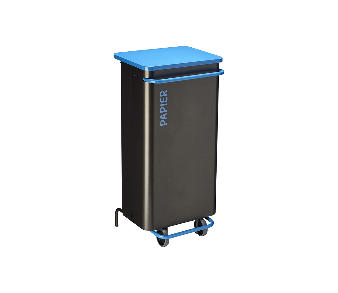 Poubelle tri bleue NOMADE - 110L
