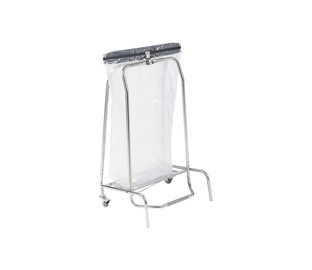 Poubelle inox à pédale HERMIX - 110L
