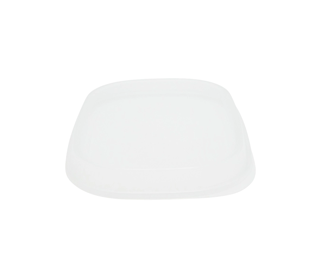 Couvercle barquette réutilisable cristal - x48
