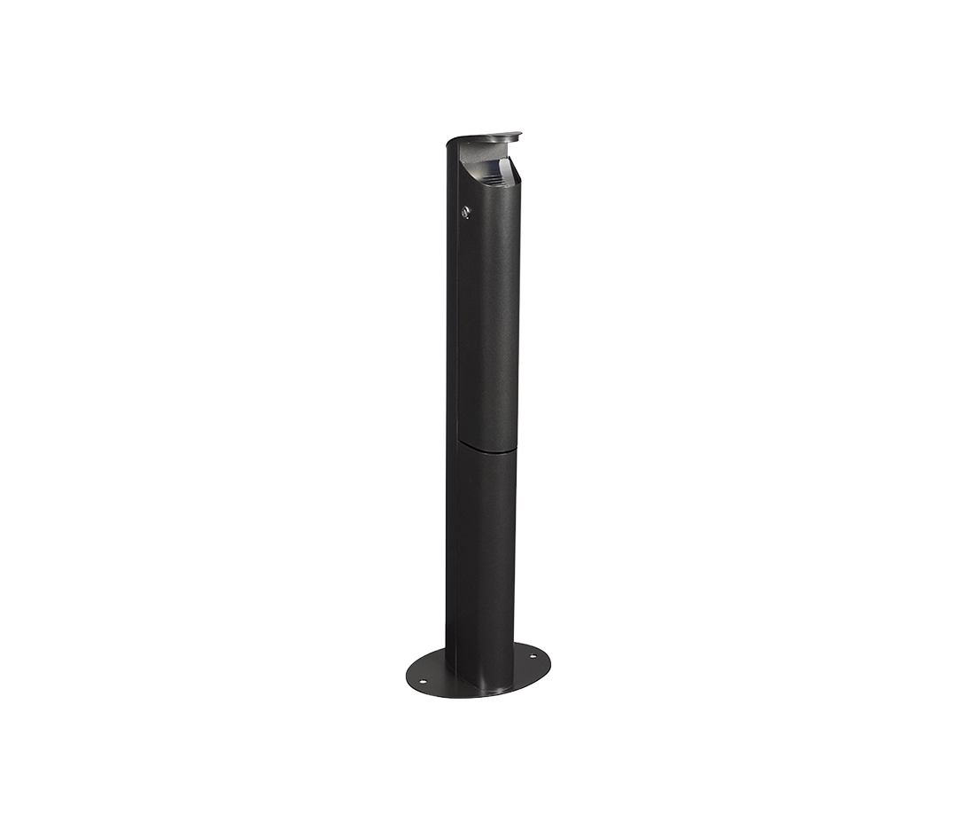 Cendrier à pied gris KOA - 2,5L