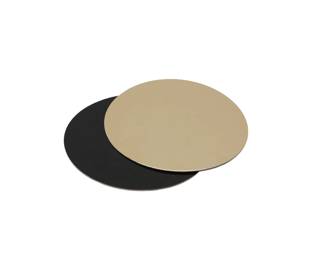 Rond or & noir 16cm - x100
