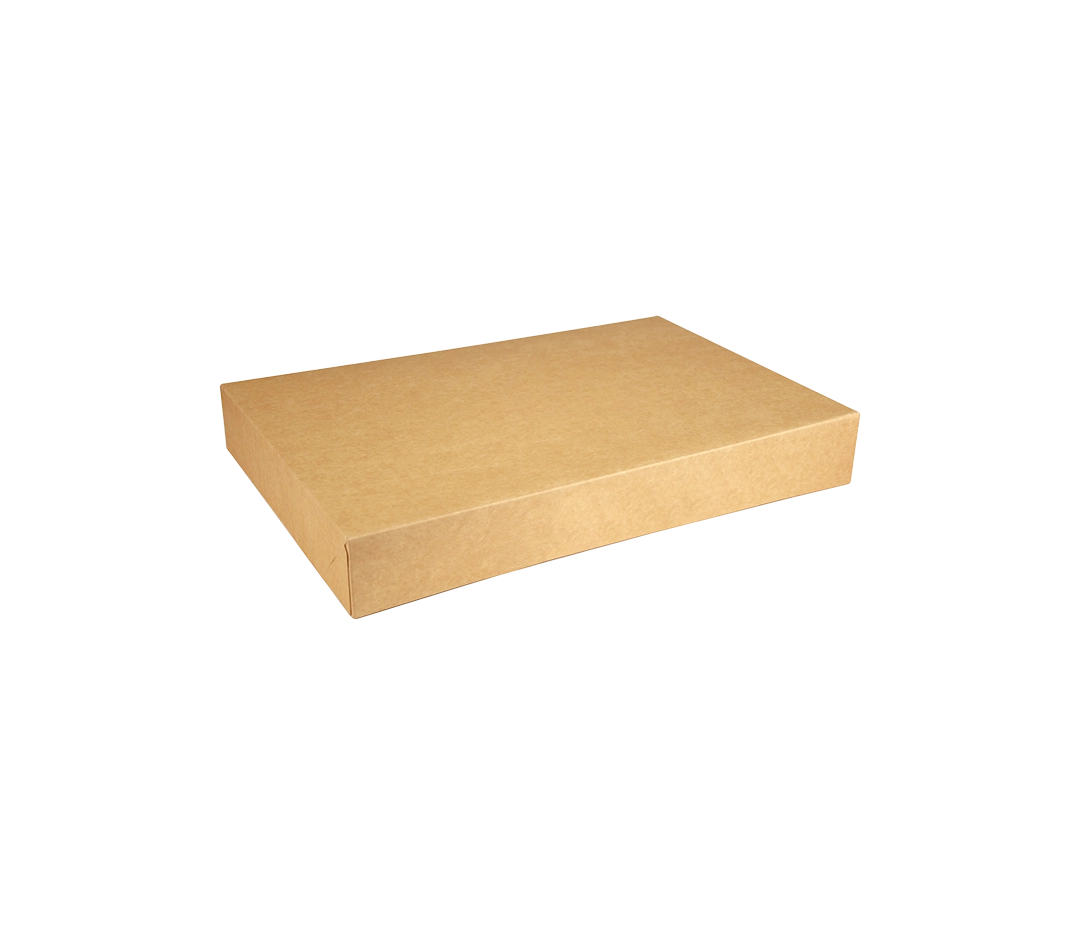 Boîte Traiteur Kraft Écru 28x42x6 - x25