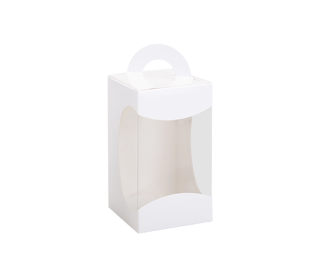 Boîte à œufs blanche 12x12x20cm - x25