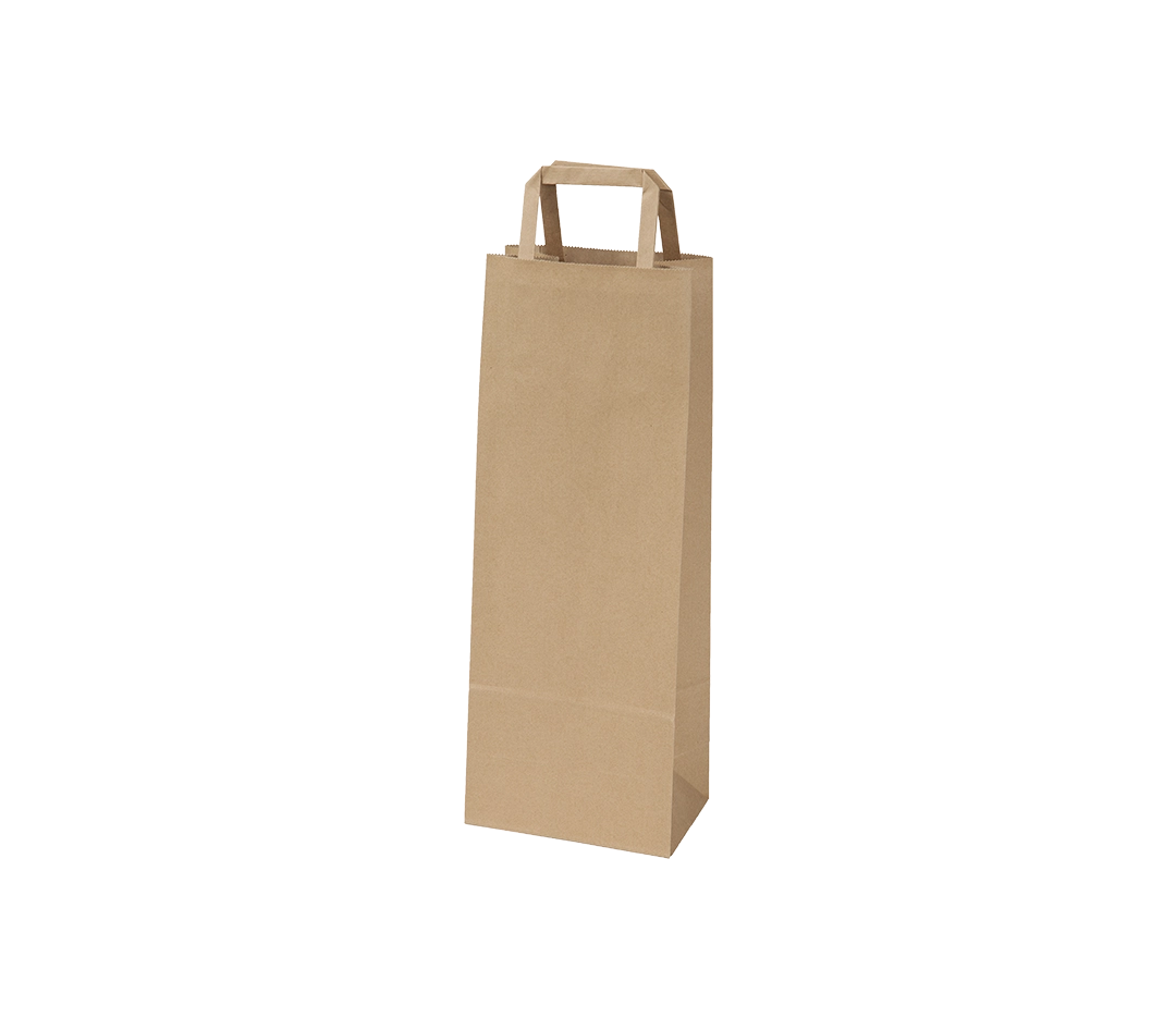 Sac bouteille kraft brun 45x36cm - x250